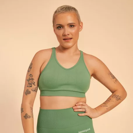 Hyper sportmelltartó Olivine - XS - zöld - BeastPink - GymBeam
