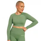 Hyper Crop Top Olivine - L - zöld - BeastPink - GymBeam
