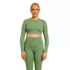 Hyper Crop Top Olivine - L - zöld - BeastPink - GymBeam