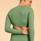 Hyper Crop Top Olivine - XL - zöld - BeastPink - GymBeam