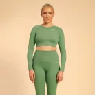 Hyper Crop Top Olivine - XL - zöld - BeastPink - GymBeam