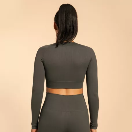 Hyper Crop Top Shadow - XS - szürke - BeastPink - GymBeam