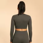 Hyper Crop Top Shadow - M - szürke - BeastPink - GymBeam
