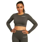 Hyper Crop Top Shadow - M - szürke - BeastPink - GymBeam