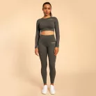 Hyper Crop Top Shadow - L - szürke - BeastPink - GymBeam