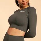 Hyper Crop Top Shadow - XL - szürke - BeastPink - GymBeam