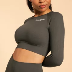 Hyper Crop Top Shadow - XXL - szürke - BeastPink - GymBeam