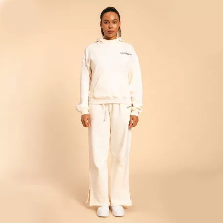 Serenity női kapucnis pulóver Ivory - XS - krém - BeastPink - GymBeam
