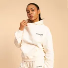 Serenity női kapucnis pulóver Ivory - L - krém - BeastPink - GymBeam