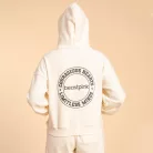 Serenity női kapucnis pulóver Ivory - XL - krém - BeastPink - GymBeam