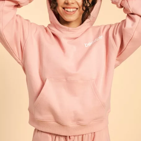 Serenity női kapucnis pulóver Pink - XS - rózsaszín - BeastPink - GymBeam