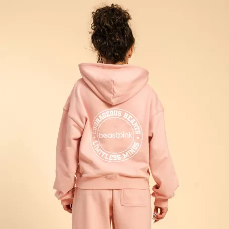 Serenity női kapucnis pulóver Pink - XS - rózsaszín - BeastPink - GymBeam