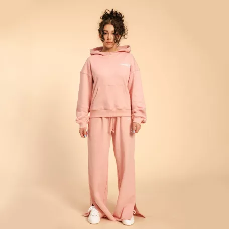Serenity női kapucnis pulóver Pink - XS - rózsaszín - BeastPink - GymBeam