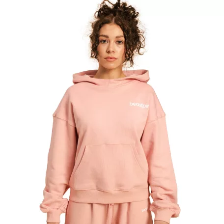 Serenity női kapucnis pulóver Pink - XS - rózsaszín - BeastPink - GymBeam