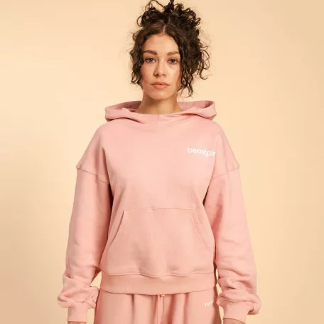 Serenity női kapucnis pulóver Pink - S - rózsaszín - BeastPink - GymBeam