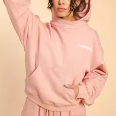   Serenity női kapucnis pulóver Pink - S - rózsaszín - BeastPink - GymBeam