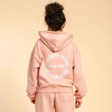 Serenity női kapucnis pulóver Pink - S - rózsaszín - BeastPink - GymBeam