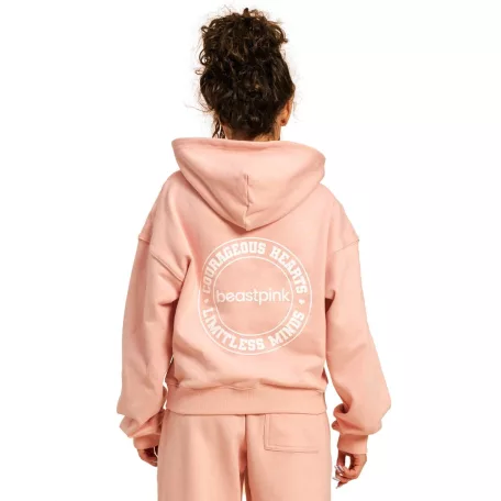 Serenity női kapucnis pulóver Pink - S - rózsaszín - BeastPink - GymBeam