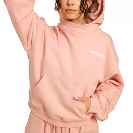 Serenity női kapucnis pulóver Pink - XL - rózsaszín - BeastPink - GymBeam