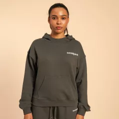  Serenity női kapucnis pulóver Shadow - XS - szürke - BeastPink - GymBeam