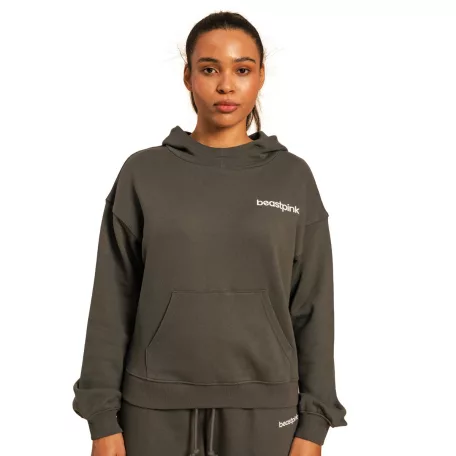 Serenity női kapucnis pulóver Shadow - XS - szürke - BeastPink - GymBeam