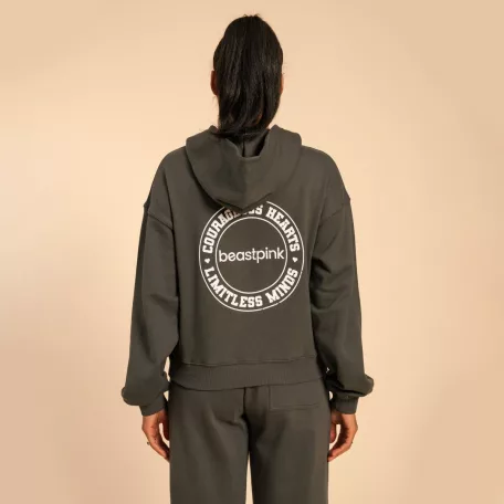 Serenity női kapucnis pulóver Shadow - XL - szürke - BeastPink - GymBeam