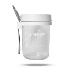 Reggeliző pohár White 350 ml - fehér - GymBeam