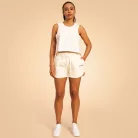 Serenity női rövidnadrág Ivory - XL - krém - BeastPink - GymBeam