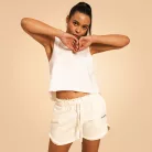 Serenity női rövidnadrág Ivory - XL - krém - BeastPink - GymBeam