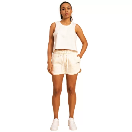 Serenity női rövidnadrág Ivory - XL - krém - BeastPink - GymBeam
