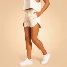 Serenity női rövidnadrág Ivory - XXL - krém - BeastPink - GymBeam