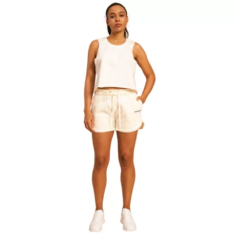 Serenity női rövidnadrág Ivory - XXL - krém - BeastPink - GymBeam