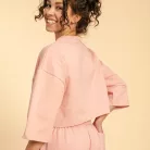 Cropped Serenity női póló Pink - M - rózsaszín - BeastPink - GymBeam
