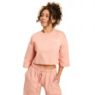 Cropped Serenity női póló Pink - M - rózsaszín - BeastPink - GymBeam