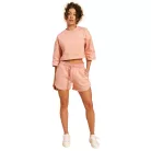 Cropped Serenity női póló Pink - L - rózsaszín - BeastPink - GymBeam