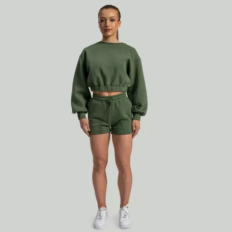 Lunar női rövidnadrág Cedar Green - XS - zöld - STRIX - GymBeam