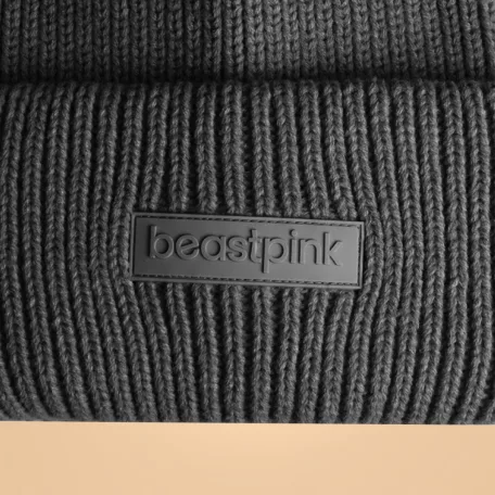 Téli sapka Beanie Silver Black - UNI - fekete - BeastPink - GymBeam