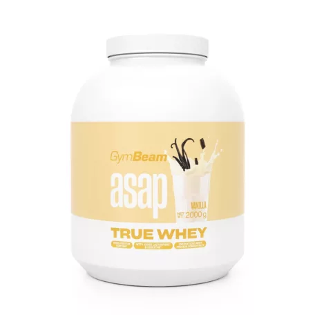 ASAP True Whey - 2000 g - vanília - GymBeam