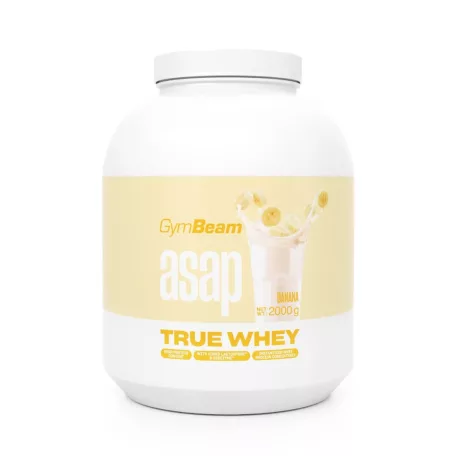 ASAP True Whey - 2000 g - banán - GymBeam