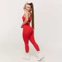   Limitless magas derekú női leggings Hot Red - M - piros - GymBeam
