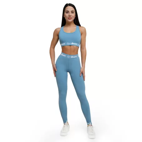 Simple sportmelltartó Steel Grey - S - kék - GymBeam