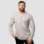 Basic hosszú ujjú férfi póló Grey - XL - szürke - GymBeam