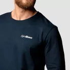 Basic hosszú ujjú férfi póló Navy - XXXL - kék - GymBeam