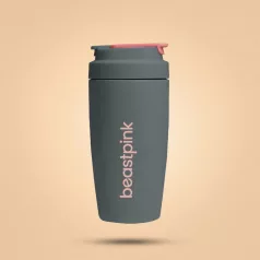 Thermo pohár 500 ml Grey - szürke - BeastPink - GymBeam