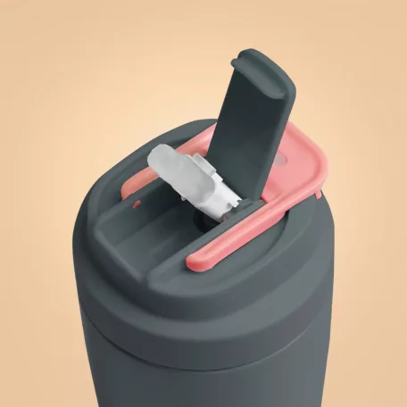 Thermo pohár 500 ml Grey - szürke - BeastPink - GymBeam