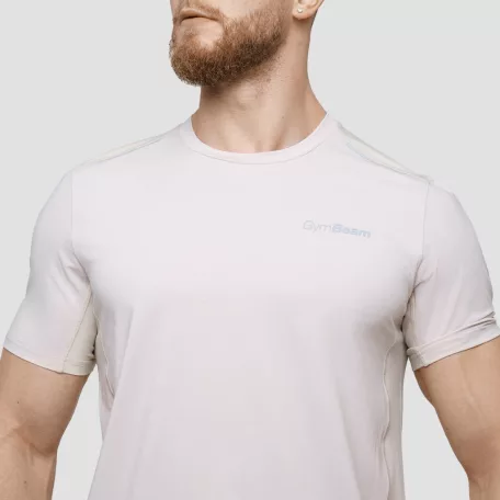 Agile férfi sport póló Desert - XL - krém - GymBeam