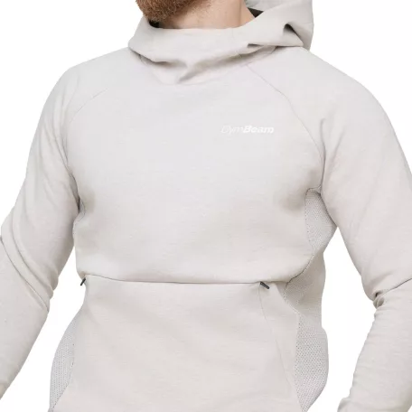Agile kapucnis pulóver Desert - XXL - krém - GymBeam