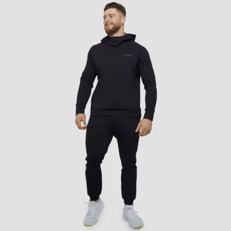 Agile kapucnis pulóver Onyx - L - fekete - GymBeam