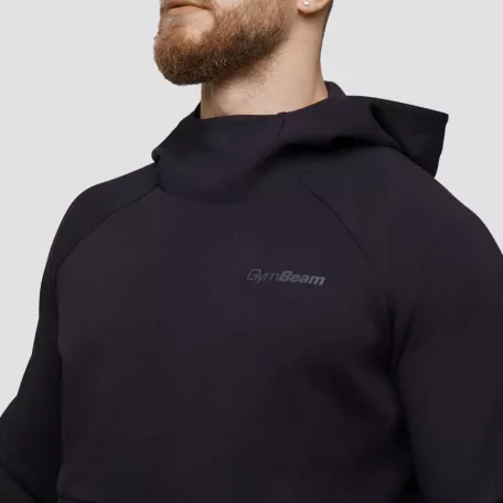 Agile kapucnis pulóver Onyx - XL - fekete - GymBeam