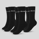 3/4 Socks 3Pack Black zokni - S - fekete - GymBeam